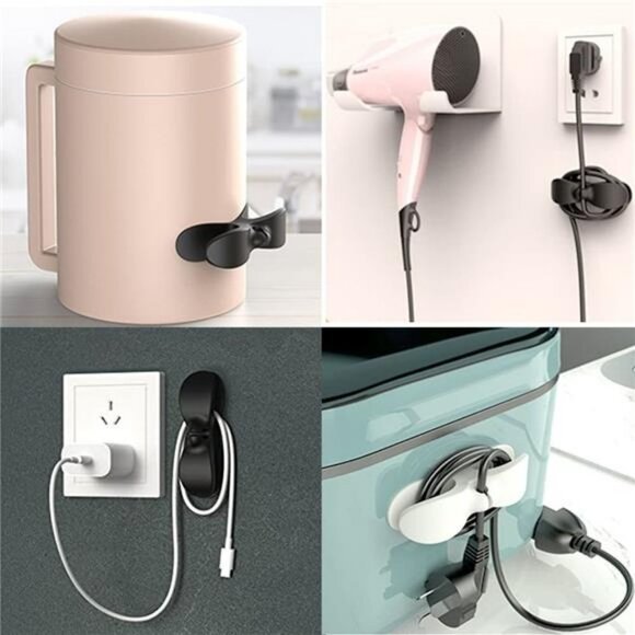 Cord Organizer for Kitchen Appliances Cord Organizer Winder Wrapper Holder 6Pcs - Picture 3 of 7